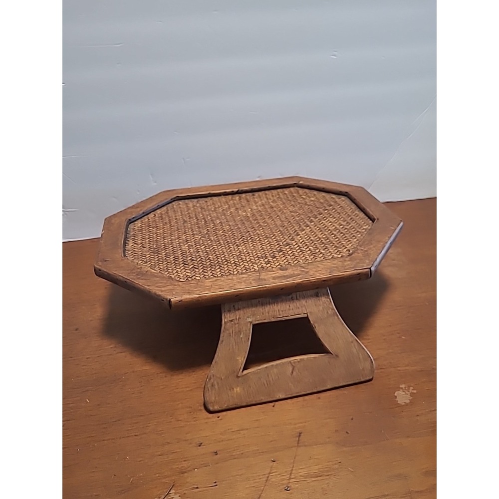 Vintage Wood Armrest Tray / Table  13" X 10"
